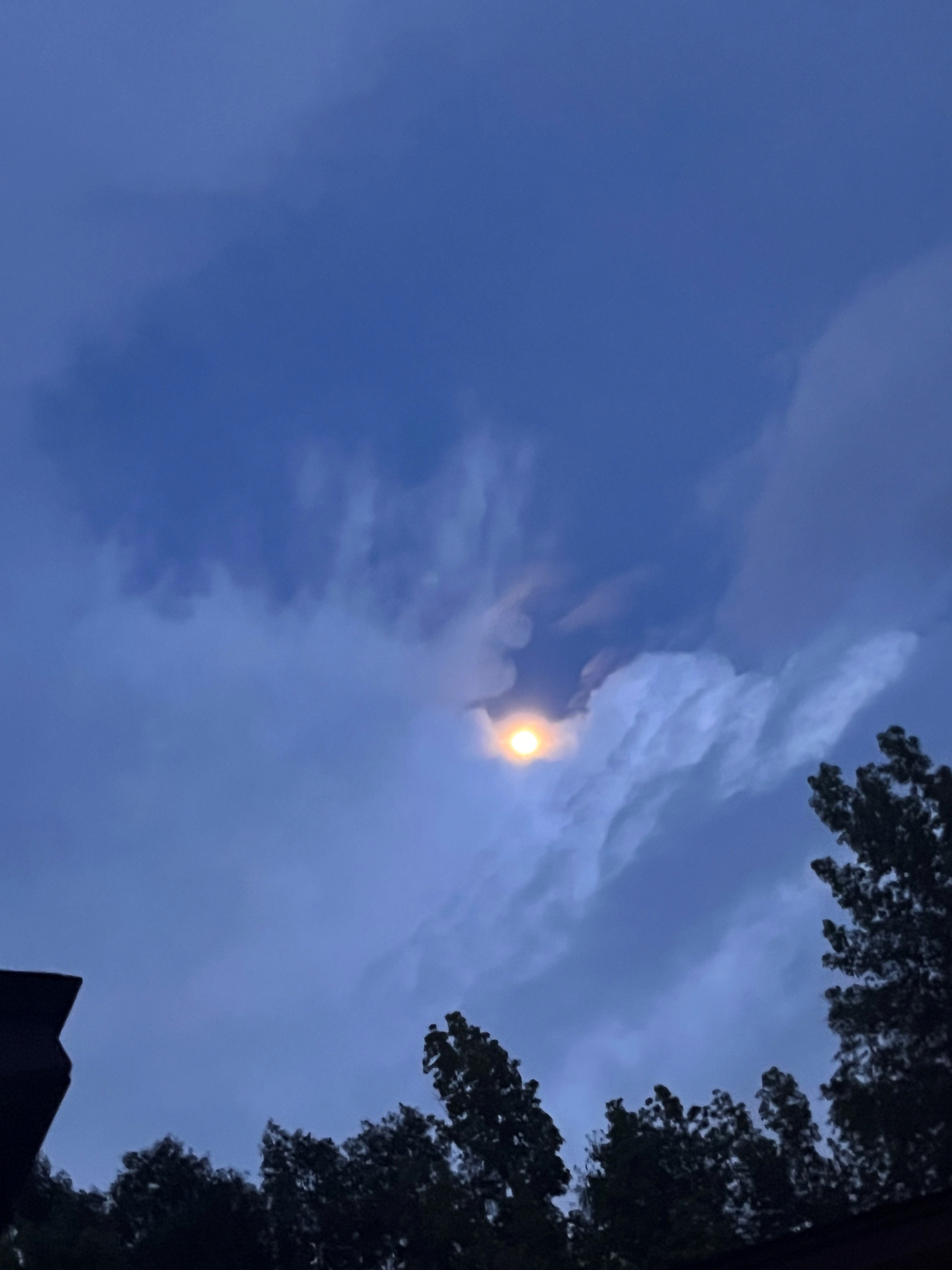 Sun Peaking through clouds