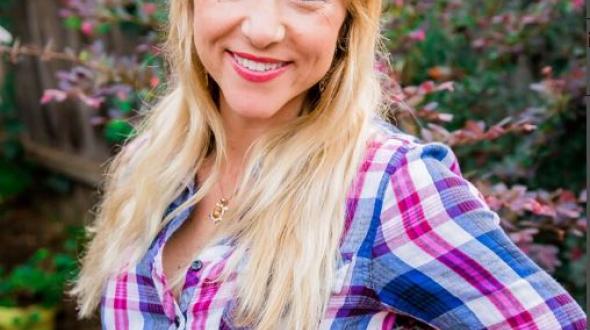 Woman smiling at camera