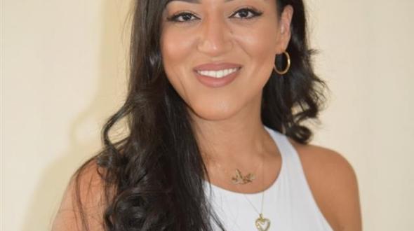 Woman smiling at camera