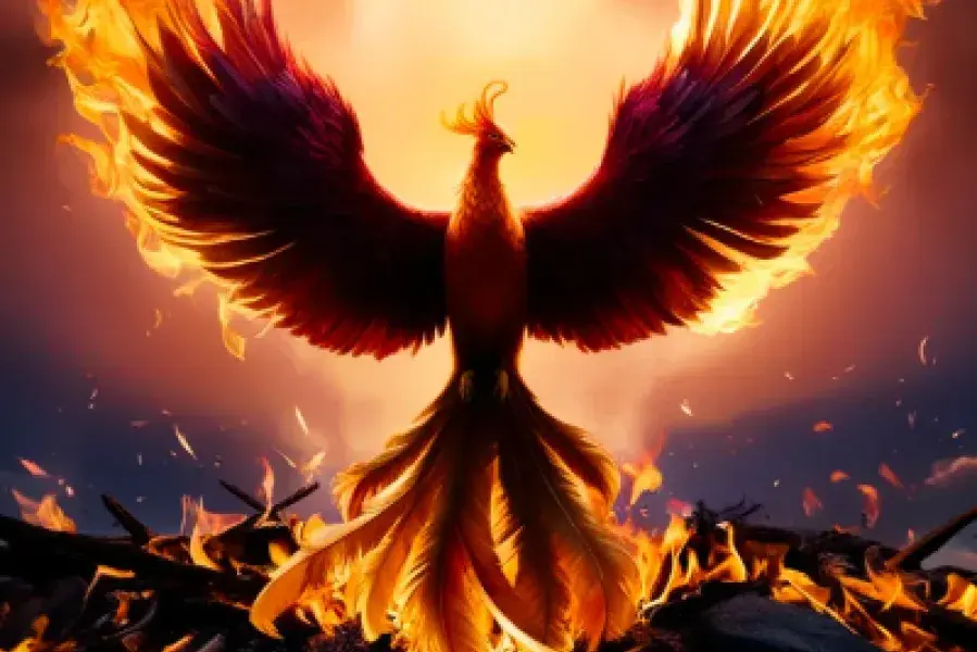 Bird on fire 